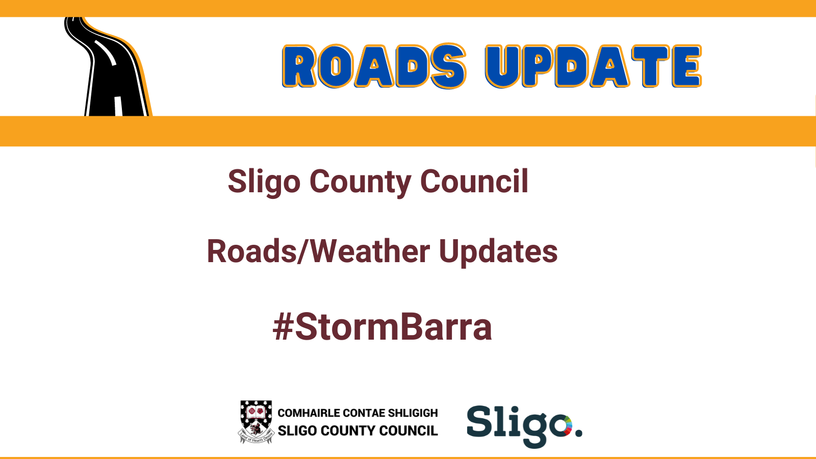 Sligo County Council Roads / Weather Update